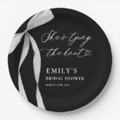 結び目ブライダルシャワー ペーパープレート (正面)