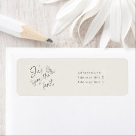 結び目ブライダルシャワー ラベル