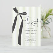 結び目ブライダルシャワー 招待状 (スタンド正面)