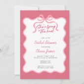 結び目ブライダルシャワー 招待状 (正面)