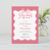 結び目ブライダルシャワー 招待状 (スタンド正面)