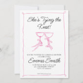 結び目ブライダルシャワー 招待状 (正面)