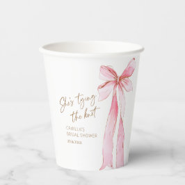 結び目ブライダルシャワー 紙コップ