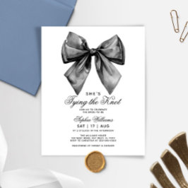 結び目ブラックボウブライダルシャワー