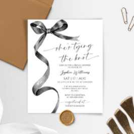 結び目ブラックボウブライダルシャワー