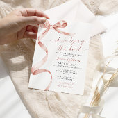 結び目モチャボウブライダルシャワー 招待状