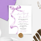 結び目ラベンダーボウブライダルシャワー