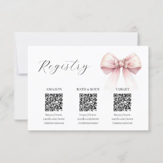 結び目レジストリ招待状挿入 出欠カード