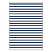 結び目ロープハート航海のネイビー&ホワイト テーブルナンバー (裏面)