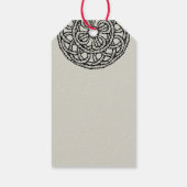 結び目付きのボホウェディングまたはエンゲージメントギフトタグ ギフトタグ (裏面)