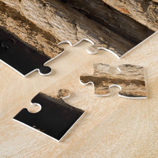 結び目付繊維ロープのパズル及び継ぎ ジグソーパズル (側面)