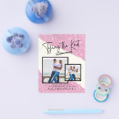 結び目 – フォト婚約パーティ招待状 チラシ (シングル)