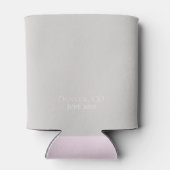 結び目 – ミニマエレガントリストの結婚デザイン 缶クーラー (裏面)