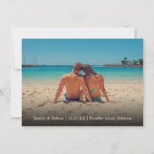 結び目 |モダンハートリ結婚ボン セーブザデート (裏面)