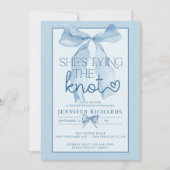 結び目 | リボンブライダルシャワー 招待状 (正面)