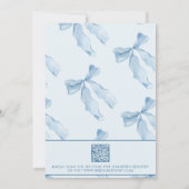 結び目 | リボンブライダルシャワー 招待状 (裏面)