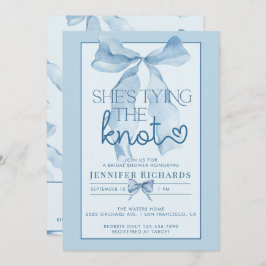 結び目 | リボンブライダルシャワー 招待状