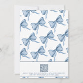 結び目 | リボンブライダルシャワー 招待状 (裏面)