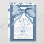 結び目 | リボンブライダルシャワー 招待状 (正面/裏面)