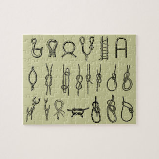 結び目、航海のなパズル、タイ安全な、繋ぐこと ジグソーパズル