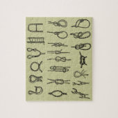 結び目、航海のなパズル、タイ安全な、繋ぐこと ジグソーパズル (縦)