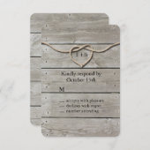 結び目RSVP 出欠カード (正面/裏面)