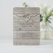 結び目RSVP 出欠カード (スタンド正面)