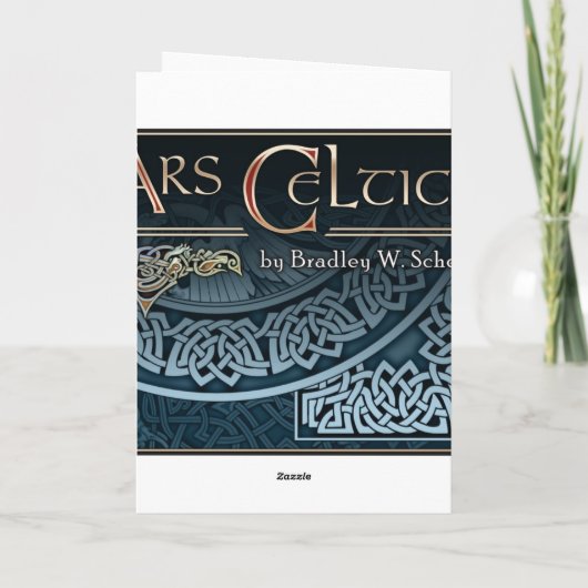 結び糸細工リングや輪縁どフォトフレームグリーティングカード カード (裏面)