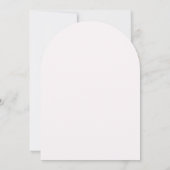 結び結びアーチブライダルシャワー招待状 招待状 (裏面)