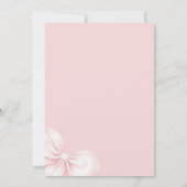 結び結びブライダルシャワーの招待状 招待状 (裏面)