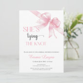 結び結びブライダルシャワーの招待状 招待状 (スタンド正面)