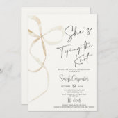 結び結びブライダルシャワー招待状 招待状 (正面/裏面)