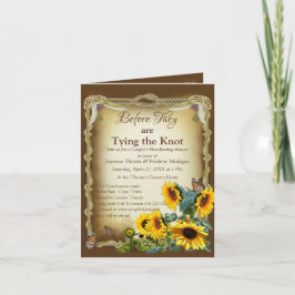 結び結び夫婦シャワー 招待状