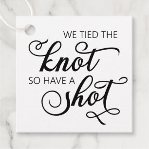 結び結んだ書道は一発結婚だ フェイバータグ