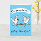 結び結婚目のカード カード (黄色い花)