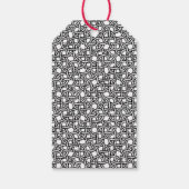 結び結婚目の房方または婚約メッセージカード ギフトタグ (裏面)