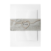 結び腹バンド 招待状ベリーバンド (正面例)