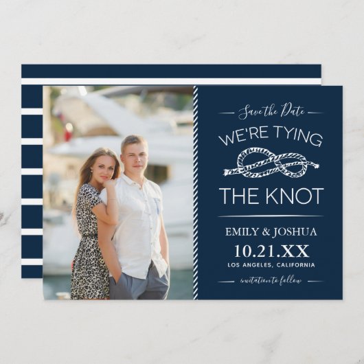 結び航海の目の写真の日付を保存 セーブザデート (正面/裏面)