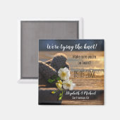 結び航海の目の船乗り日付磁石を保存 マグネット (正面/裏面)