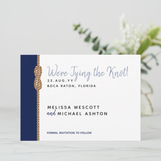 ⚓結び航海の目を結ぶミニマル日付を保存 セーブザデート (スタンド正面)