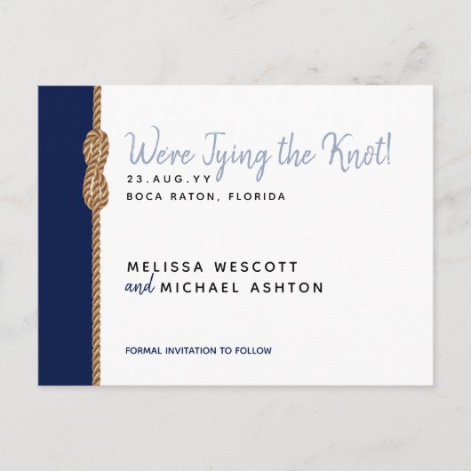 ⚓結び航海の目を結ぶ予算日付の保存 案内ポストカード (正面)