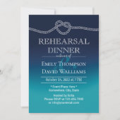 結び航海の目アクアブルーリハーサルディナー 招待状 (正面)