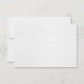 結び航海の目ウェディングRSVPカード 出欠カード (裏面)