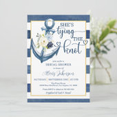 結び航海の目ブライダルシャワー(海軍) 招待状 (スタンド正面)