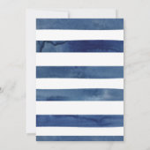 結び航海の目ブライダルシャワー(海軍) 招待状 (裏面)