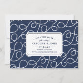 結び航海の目 |写真カードを保存 セーブザデート (裏面)