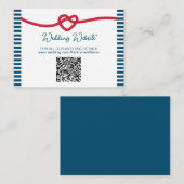 結び航海の結婚び エンクロージャーカード (正面/裏面)