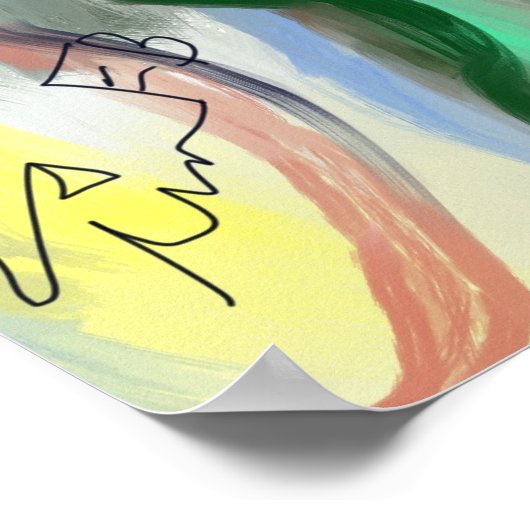 結び花 ポスター (角)