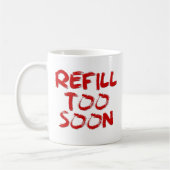 結め換え品の余りにすぐにコーヒー・マグ コーヒーマグカップ (左)