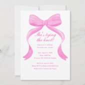結エレガントびブライダルシャワー 招待状 (正面)